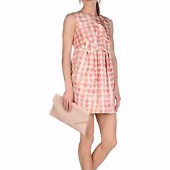 RED Valentino Dresses & Skirts - ❌SOLD❌NWT RED VALENTINO Pink Painted Hearts Faille Dresses